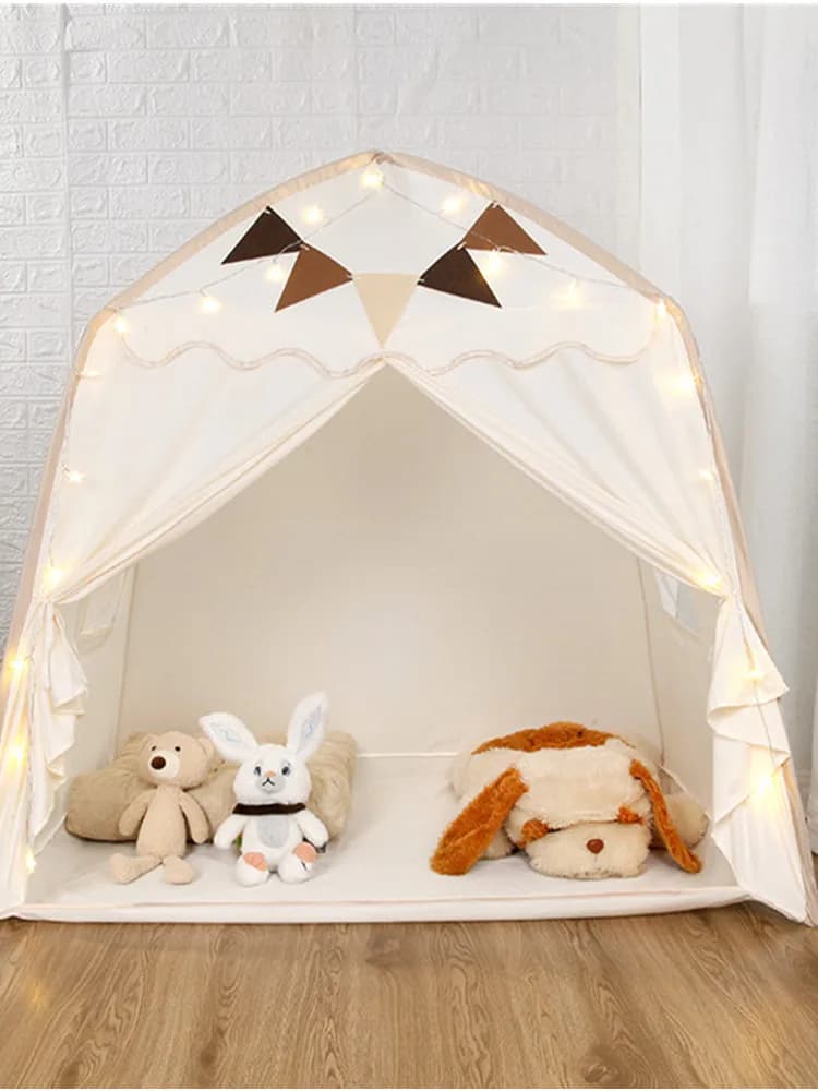Princess Castle Play Tent Foldable Playhouse Indoor Outdoor Kids Tent Children Play Toy Birthday Gift for Boys Girls