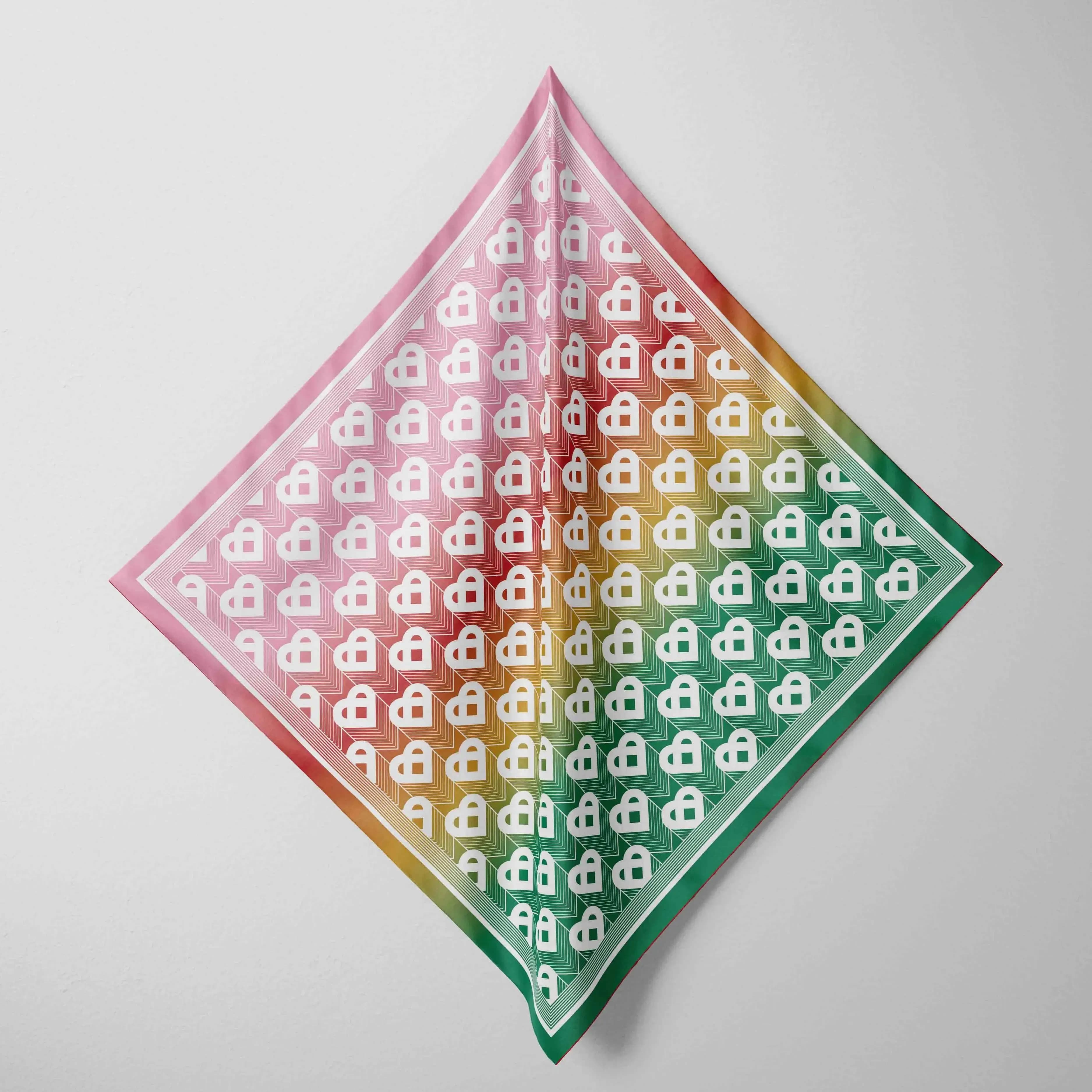70cm*70cm 2025 Foulard Chiffon Women Square Foulard Lady's Neck Hair Scarves Design Printed Head Kerchief Fashion Girl Scarfs