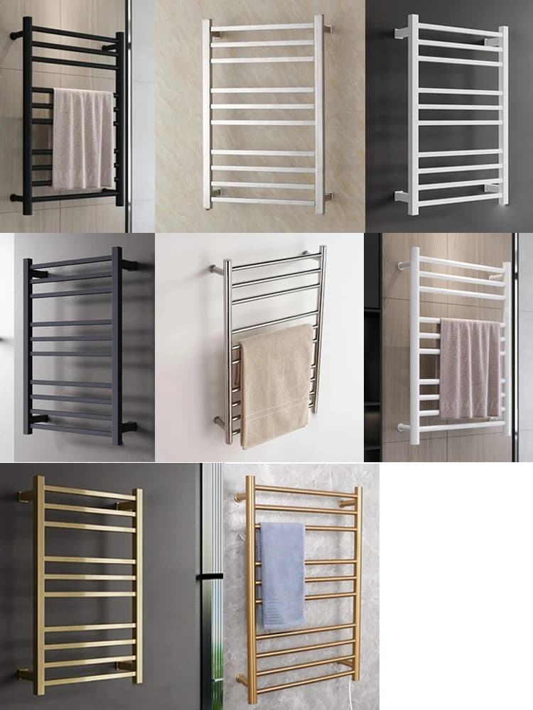 Electric Towel Rack 304 Stainless Steel 45°C Smart Constant Temperature Heating Towel Rail  110V/220V Towel Warmer 780*500*120mm