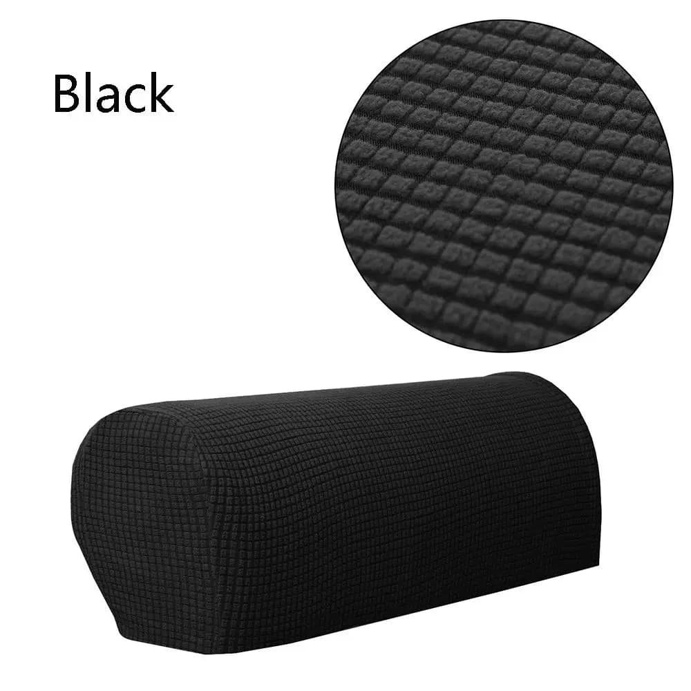 2PCS/SET New Fit Stretch Stretchy Couch Arm Protector Fleece Sofa Armrest Covers Chair