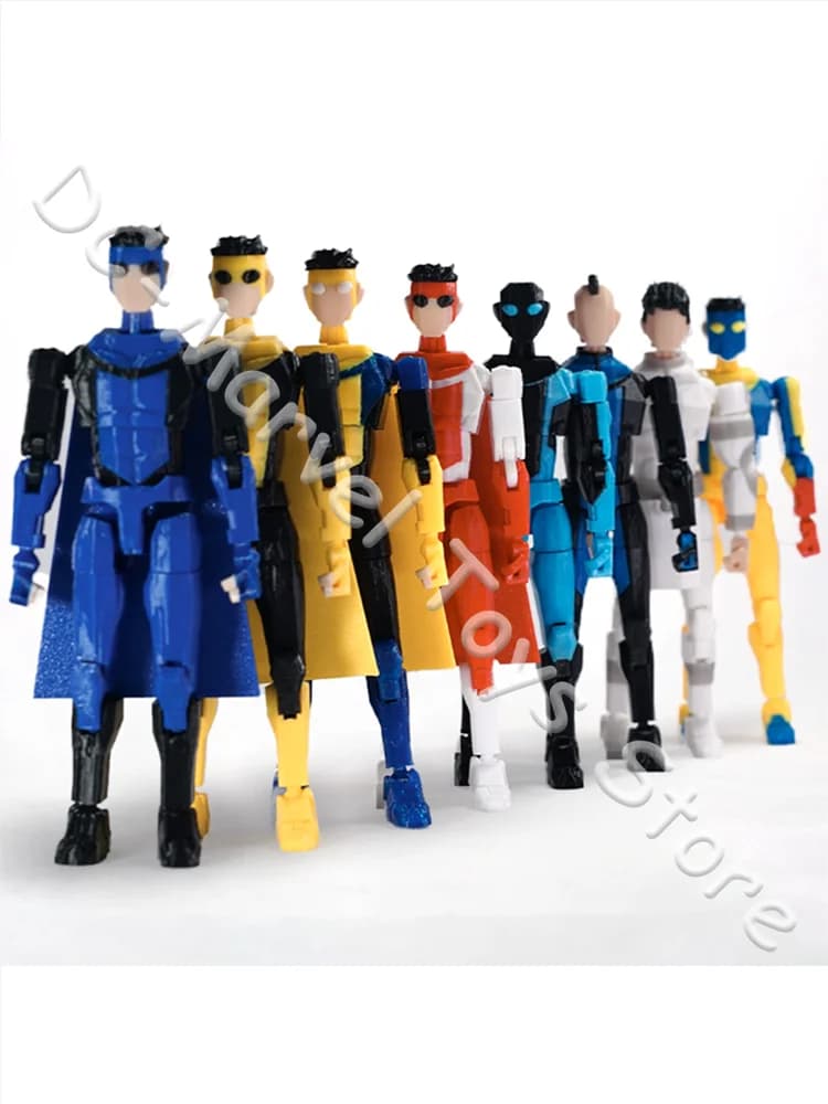In Stock 3d Printed Invincible Boy Conquest Omni Man Conquest Thragg Dummy13 T13 Multi-Jointed Movableaction Figure Custom Toy