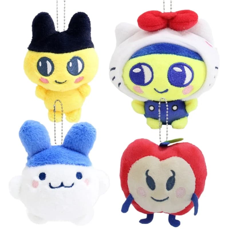 Japan Tamagotchi Pets Gotchi Kawaii Cartoon Pendant Cute Plush Toy Bag Keychain Plush Dolls Collection Decoration Kids Gifts