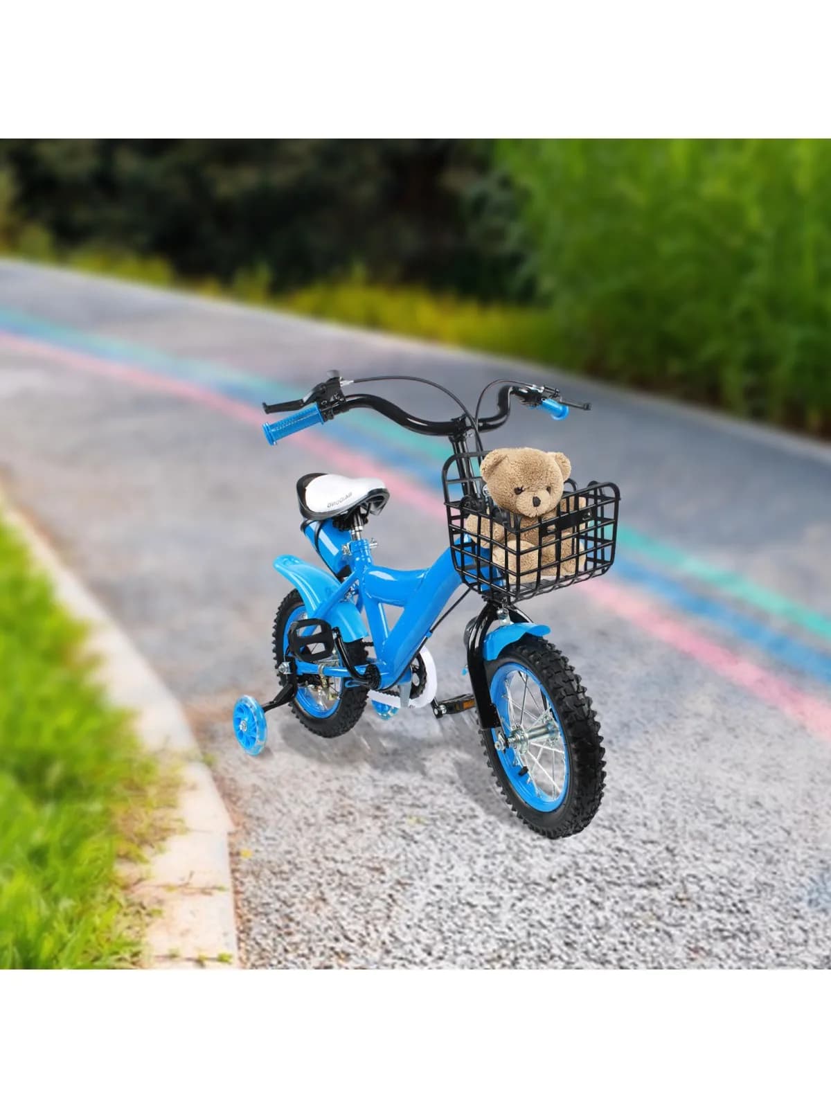Blue/yellow/red Kids Bike 12 Inch Bicycle for Kids Young Girls Kids Bike Suitable 2-4 Years Old