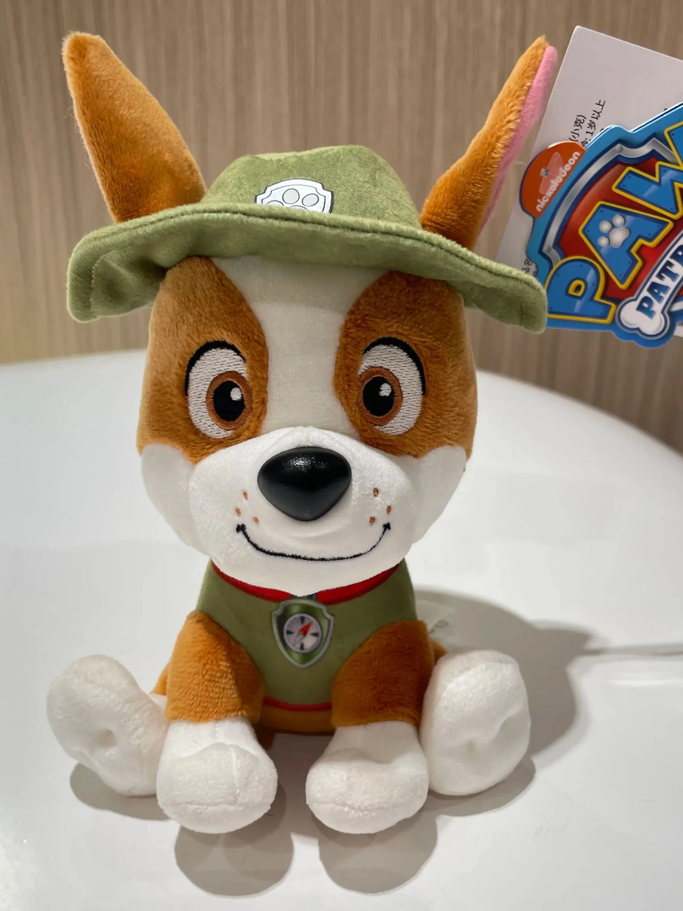 100% Genuine Paw Patrol Plush Toy Tracker Chase Marshall Skye Everest Doll New Style Dog Patrol Team Birthday Christmas Gift