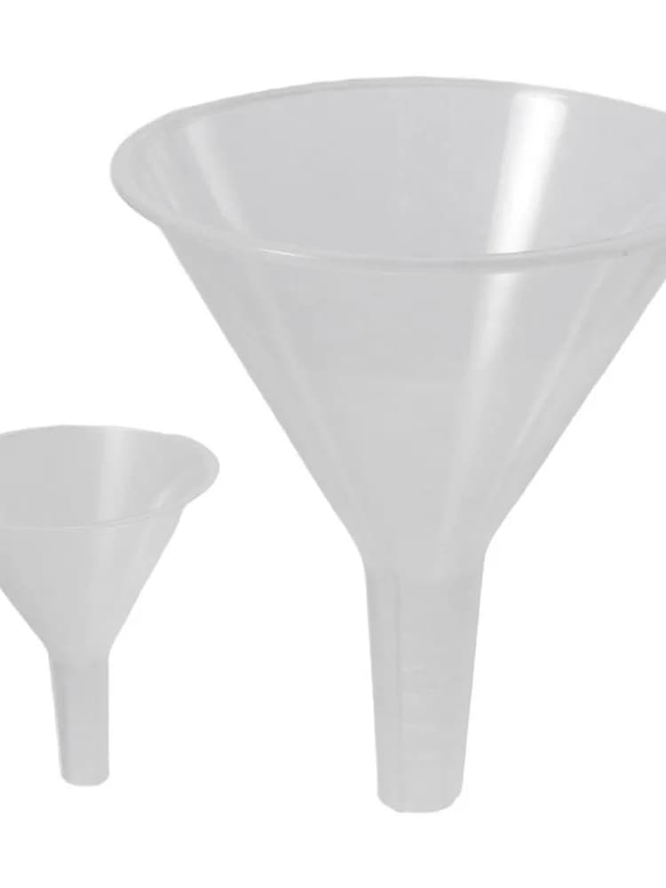 1/3Pcs Reusable Clear Plastic Funnel Set Lab PP Funnels Kitchen Funnel Lab Bottles Essential Oils