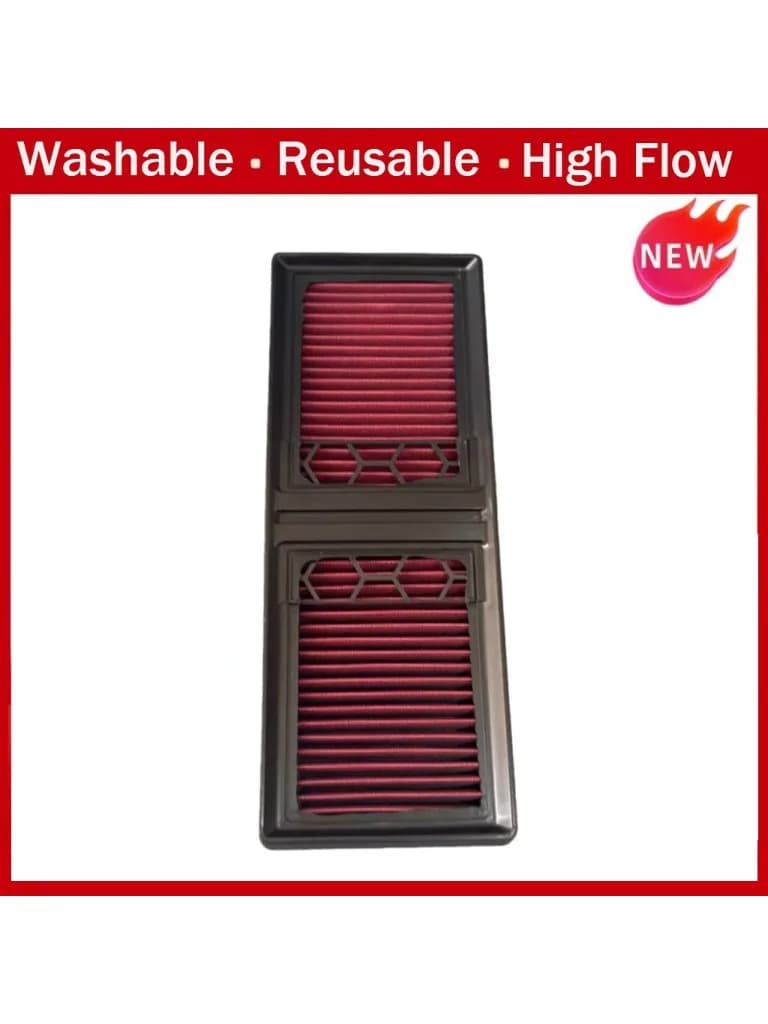 Car High Flow Air Filter For ALFA ROMEO Giulia(952) 2.0T 200HP 280HP Stelvio(949) 2.0 Turbo 50534420 Washable Reusable