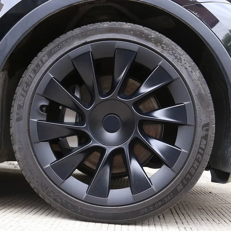 20-inch 4-pieces Wheel Protection Ring for Tesla Model Y 2021-2024 ABS Anti-scratch Wheel Protection Cover Automotive Part