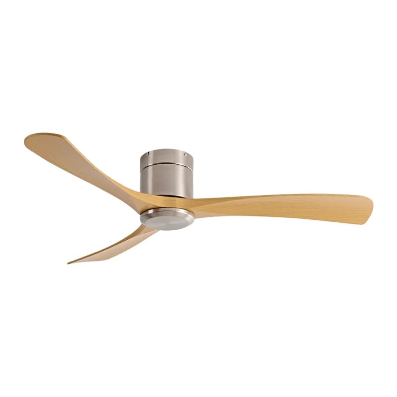 38/52/56 inch Low Floor DC Motor Ceiling Fan with Remote Control 3 Blades Quiet for Living Room Bedroom Coffee Shop Hotel Office