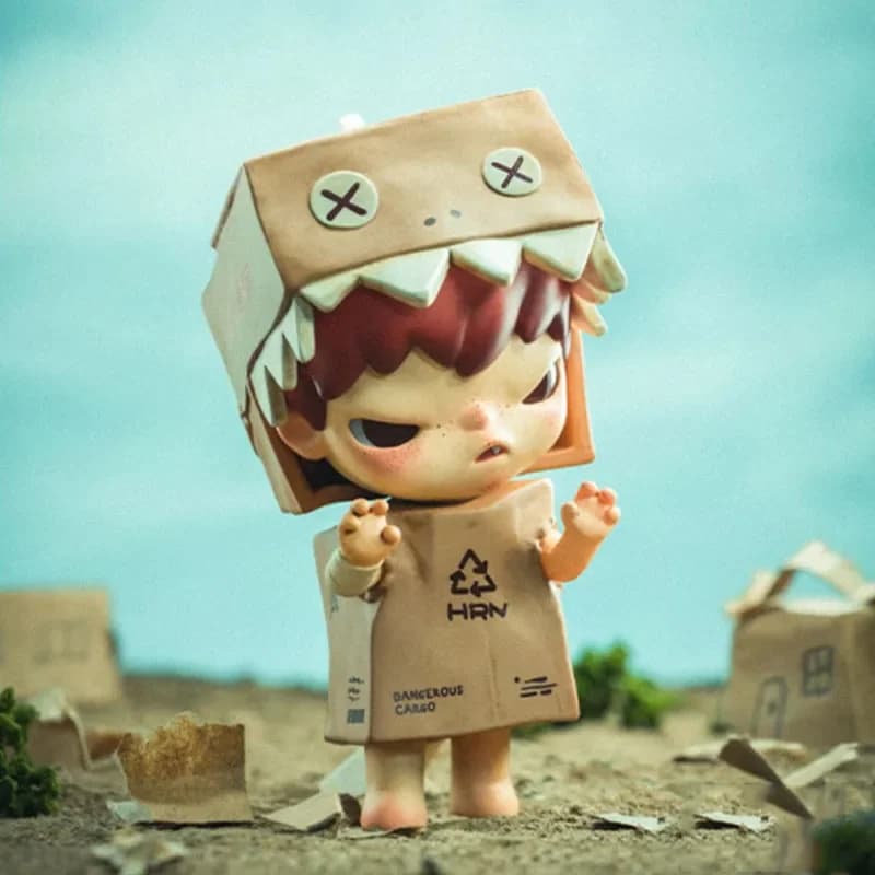 Pop Mart Hirono Mime Series Blind Box Guess Bag Mystery Box Toys Doll Cute Anime Figure Desktop Ornaments Gift Collection