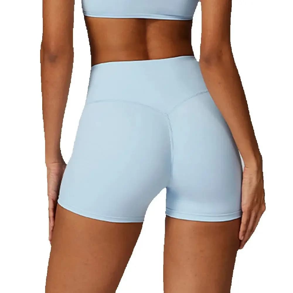 Sports Shorts Women High Waist Yoga Shorts Slim Fit Butt Lift Gym Running High Elastic Biker Short Push Up Workout Summer Shorts