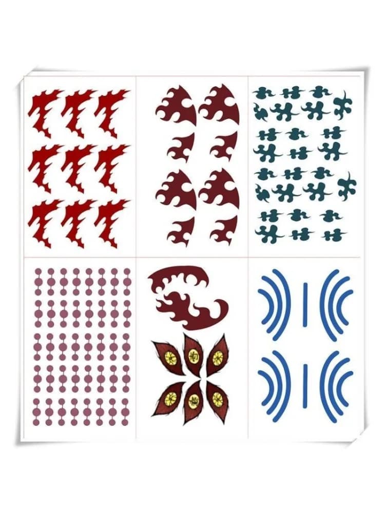 New Demon Slayer Tokitou Muichirou Kamado Nezuko Uzui Tengen Creative Cartoon Halloween COS Anime Merchandise Tattoo Stickers