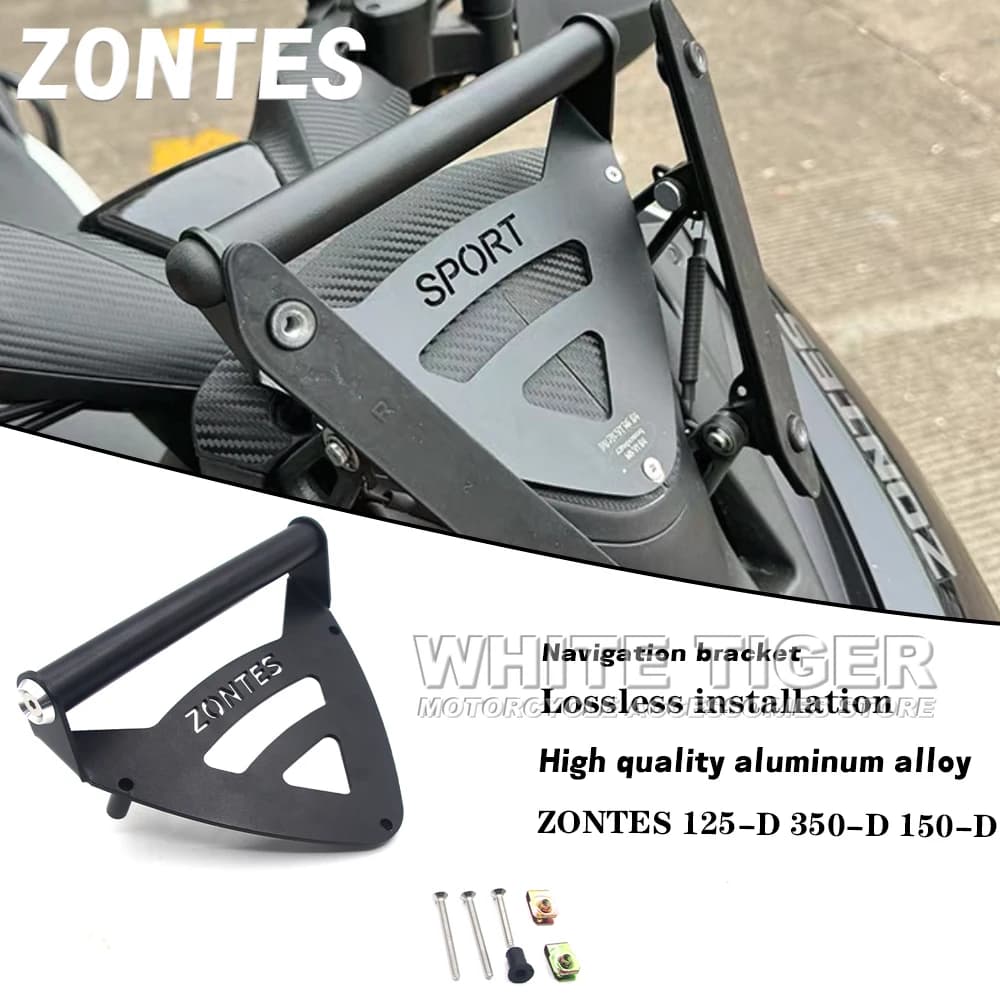Modified Windshield Navigation Bracket Mobile Phone Bracket Multifunction Expansion Rod Accessories FOR ZONTES 125D 350D 150D