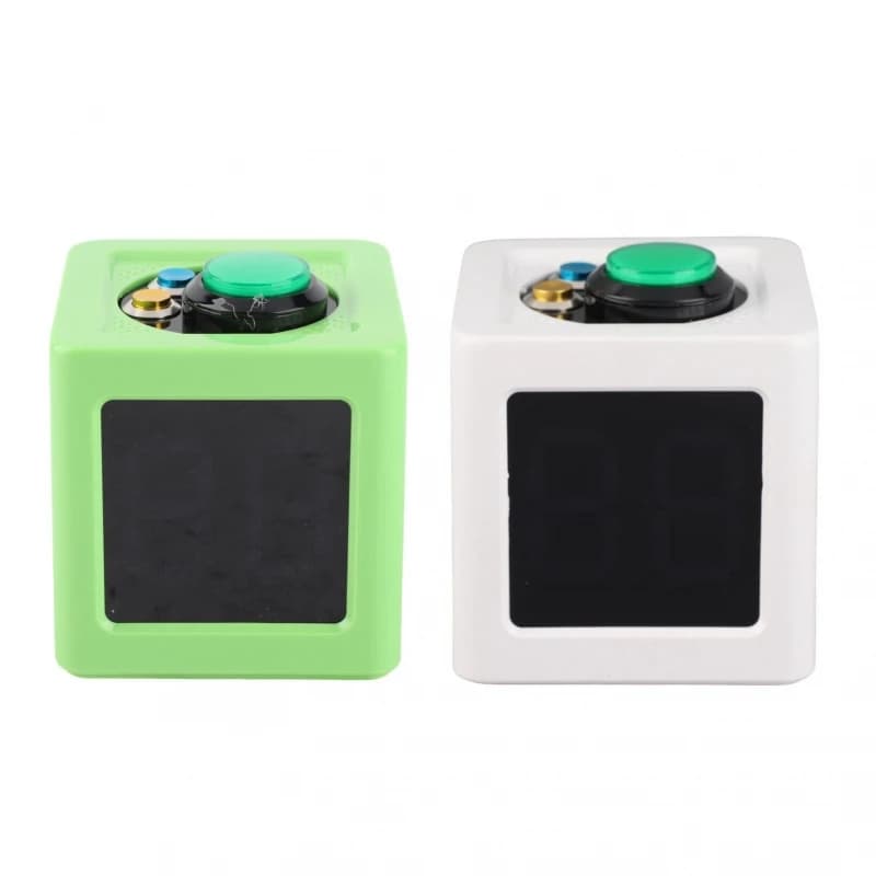 Countdown Stopwatch Cube Timer 1.4in 4 Sided Digital Shot Countdown Stopwatch for Private Poker Chess Casinos 4 Sided Cube Timer