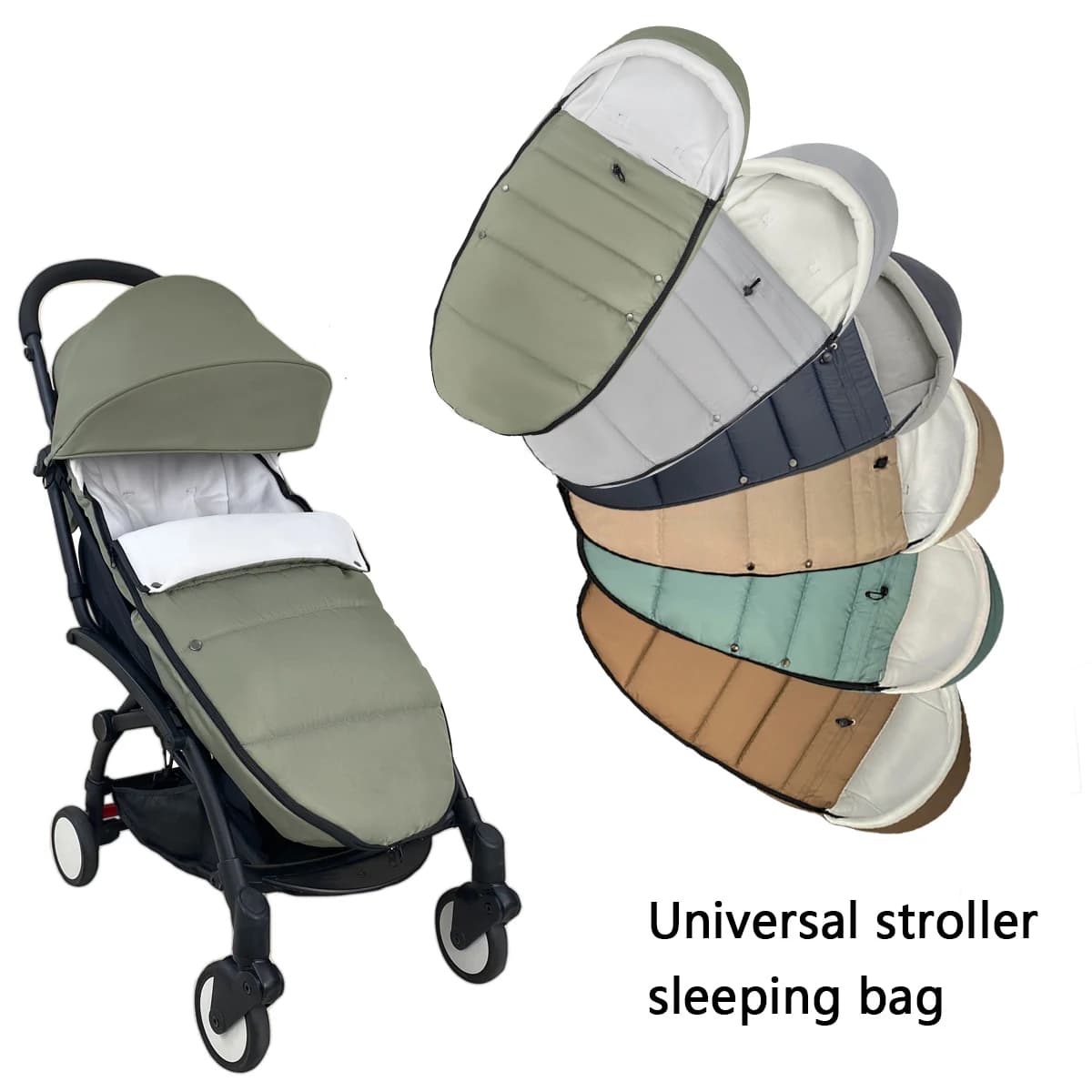 Universal 6-36M Winter Baby Stroller Footmuff Warm Sleep Sack Snowproof Fit For Babyzen YOYO  Winter Baby Stroller Sleeping Bag