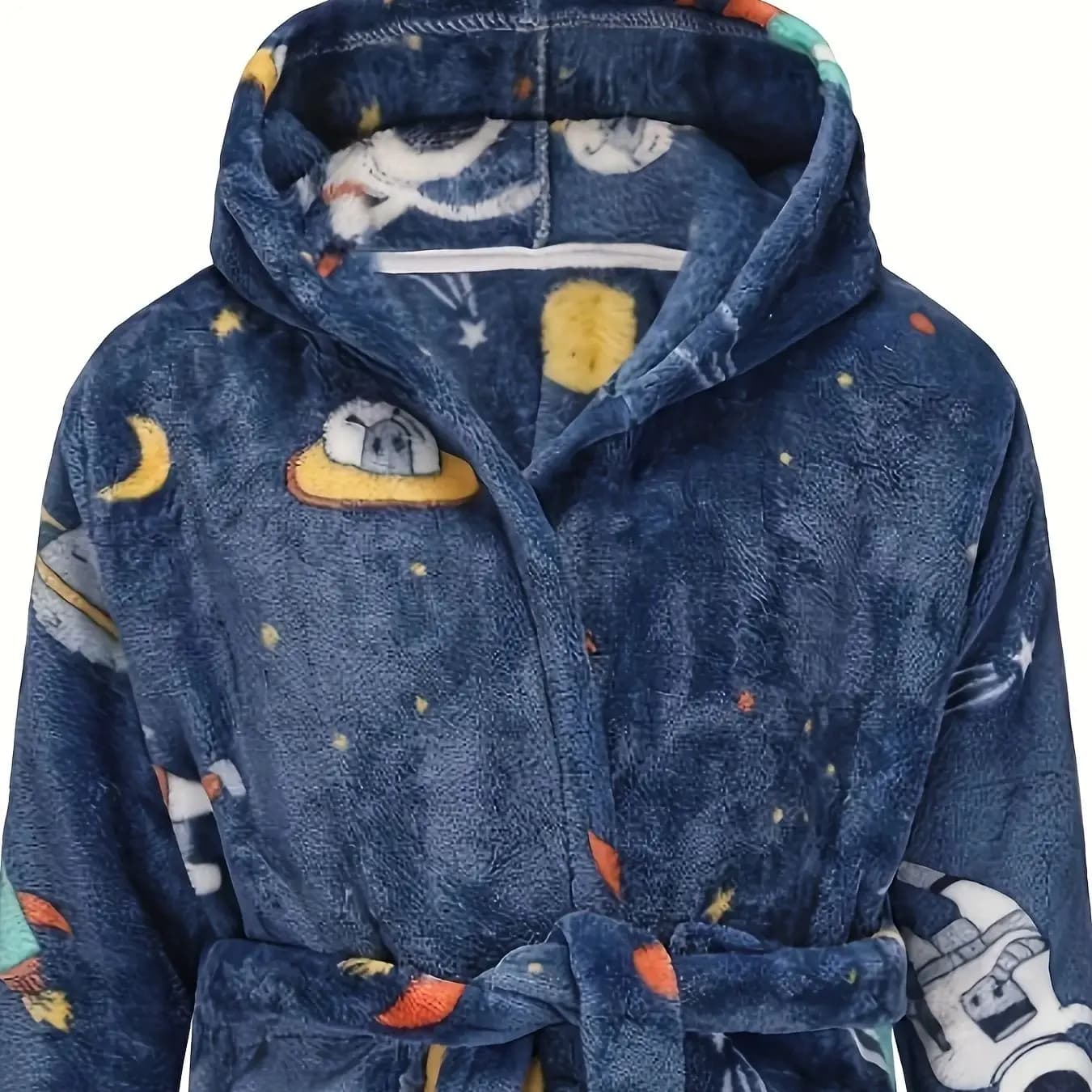 Children's Nightgown Flannel Cute Thickened Boys and Girls Coral Fleece Pajamas Autumn and Winter Four Seasons Bathrobe