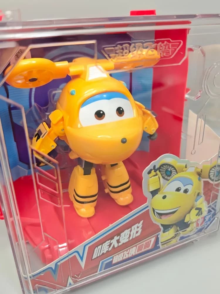 New Hot Super Wings Large Transformation Anime Transformation Flat Robot Action Character Transformation Toy Children'S Gift
