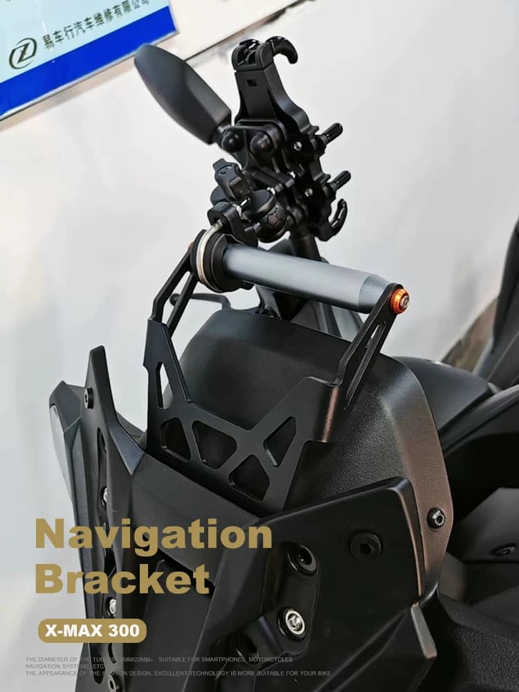 For Yamaha X-MAX 300 XMAX 300 XMAX300 2023 2024 Motorcycle Windshield Stand Holder Phone Mobile Phone GPS Navigation Bracket