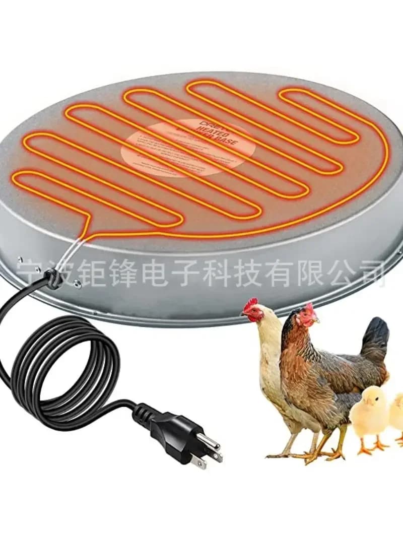Winter pet poultry water heater heating base poultry water dispenser heating base chicken water heater