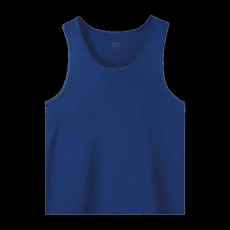 Men's pure cotton vest breathable slim youth sports foundation hurdle I loose summer thin halter undershirt