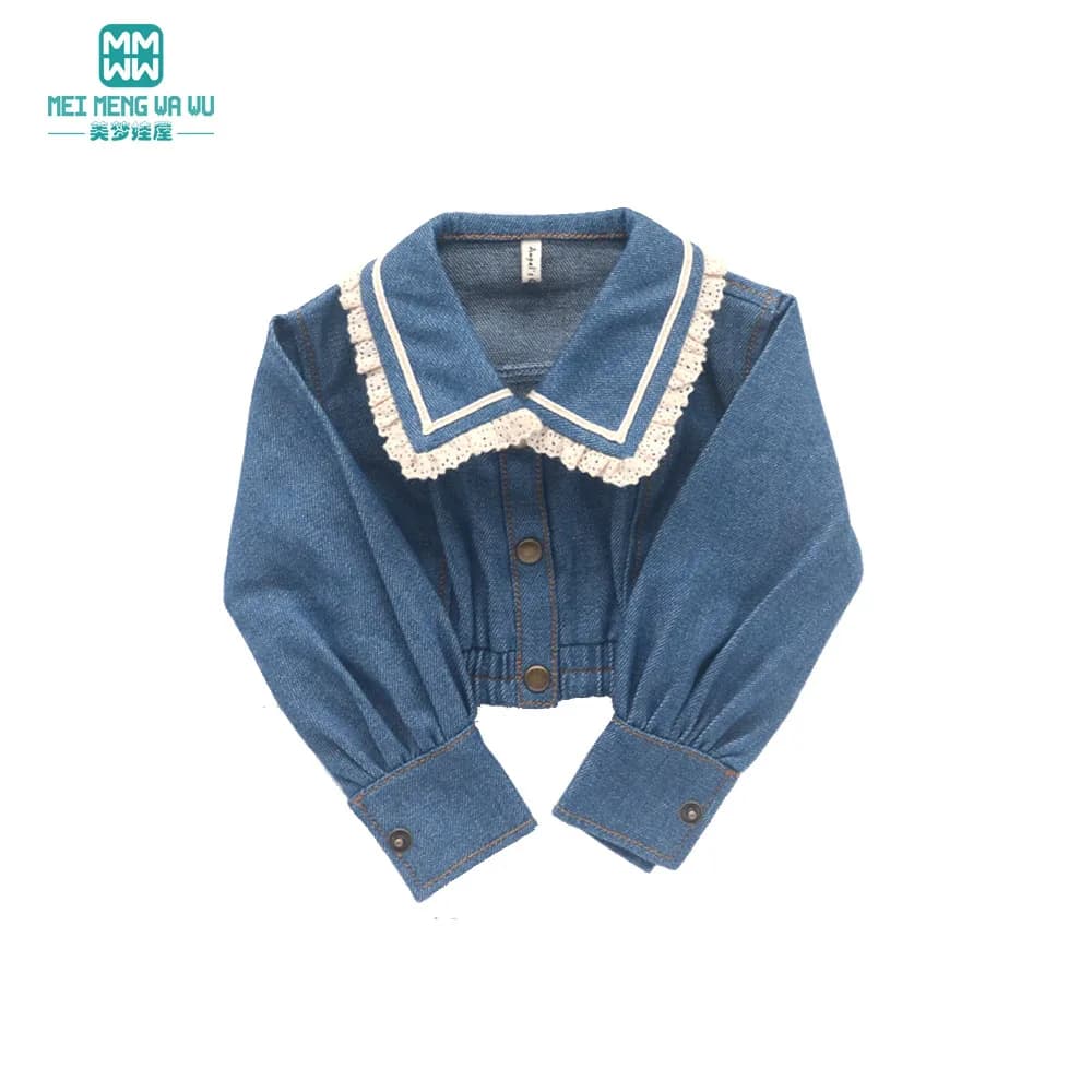 NEW 1/3 1/4 BJD Doll Clothes SD DD Toy Ball Joint Doll Fashion high-rise jacket with short jeans gift for girls
