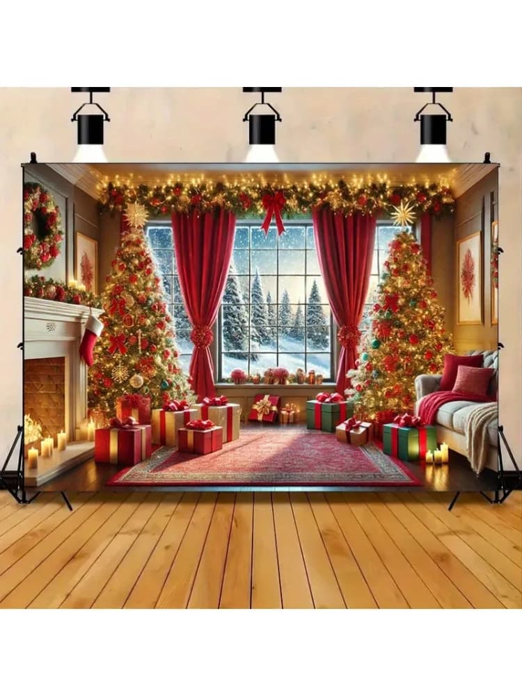 1 piece of background fabric, suitable for family gatherings, weddings, birthdays, Christmas, Thanksgiving, and autumn