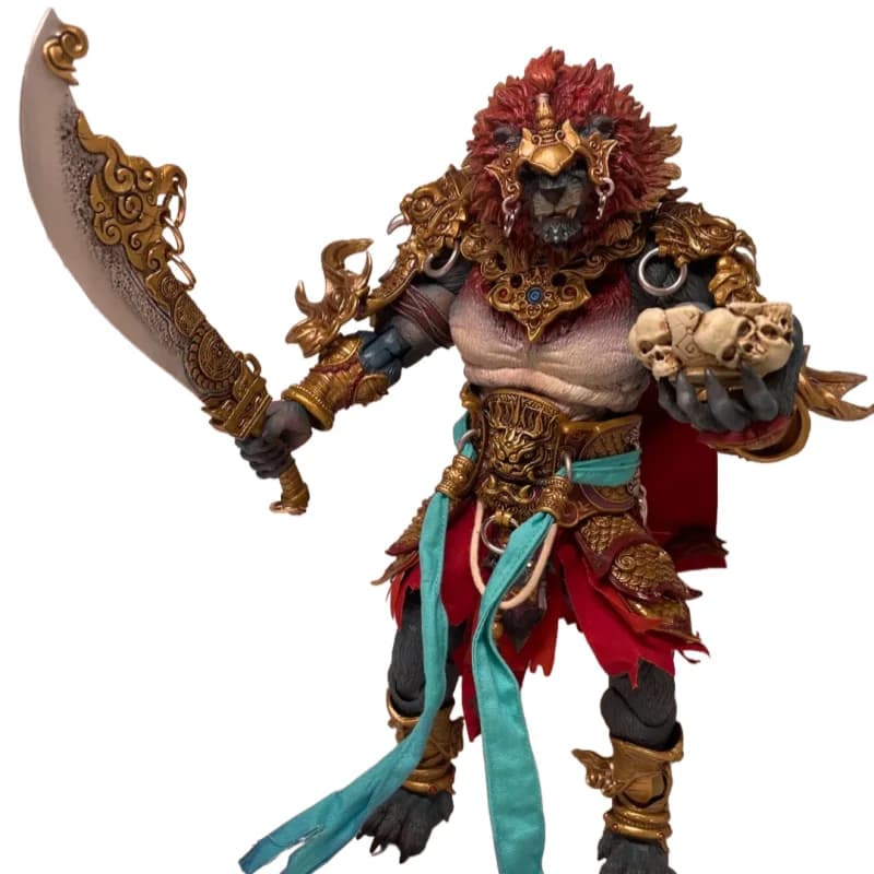 【 In Stock 】 Genuine Fury Fury Studio 1/12 Shanhai Demon God Record Chapter One Lion Camel Ridge Green Lion Essence Fashion Tren