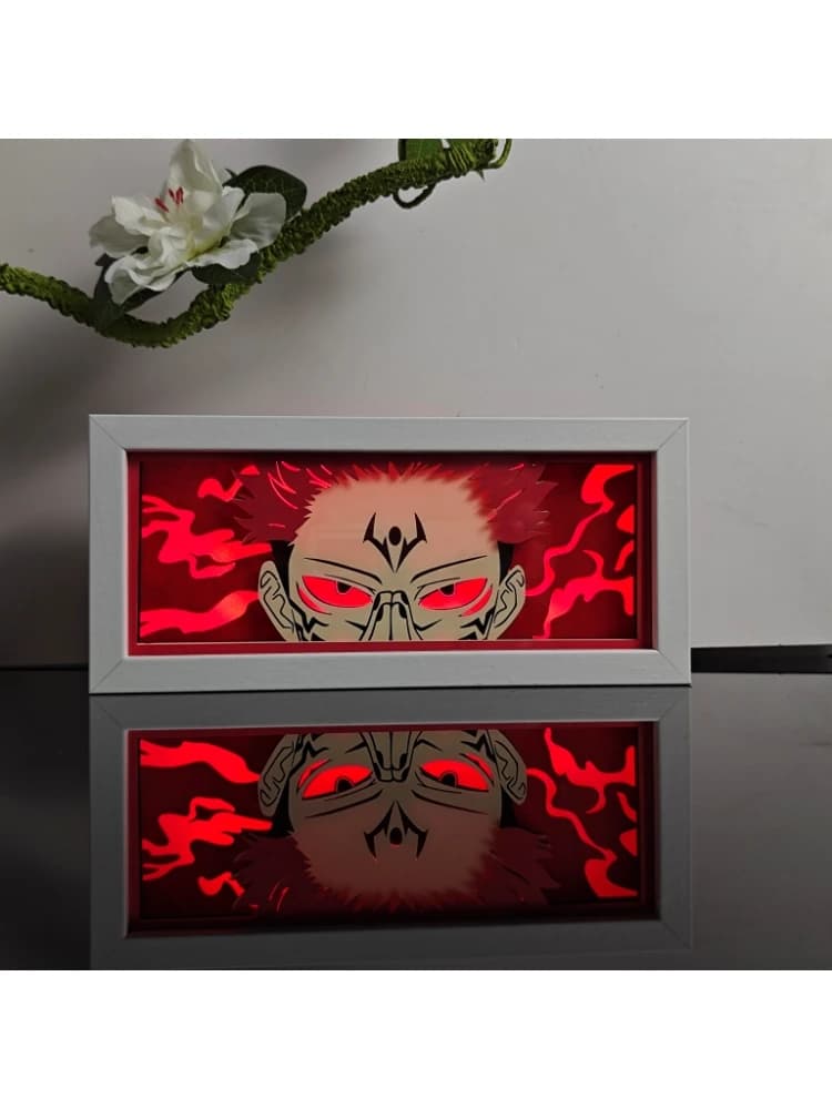 Anime Series Color Paper-Cut Light Remote Control Seven Color Change Party Room Cartoon Decoration Night Light