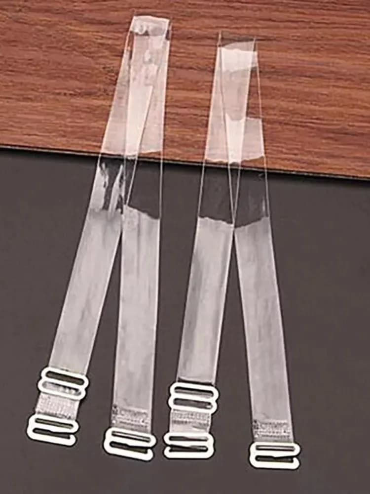 Good Load Bearing Transparent Bra Straps Detachable Anti Slip Underwear Strap Invisible Adjustable Shoulder Strap Evening Dress