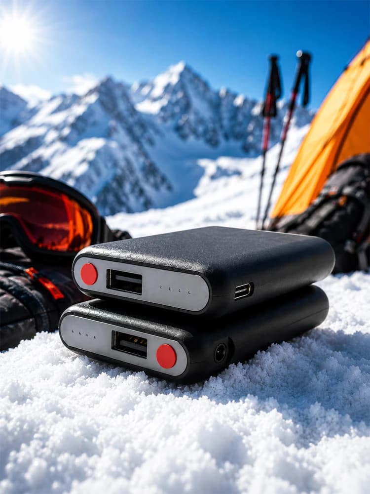 Winter Heated Socks Batteries 5V 5000mah Li-Polymer Battery Packs for Motorcycle Warm Gloves Clothes Hat Charger Power Bank