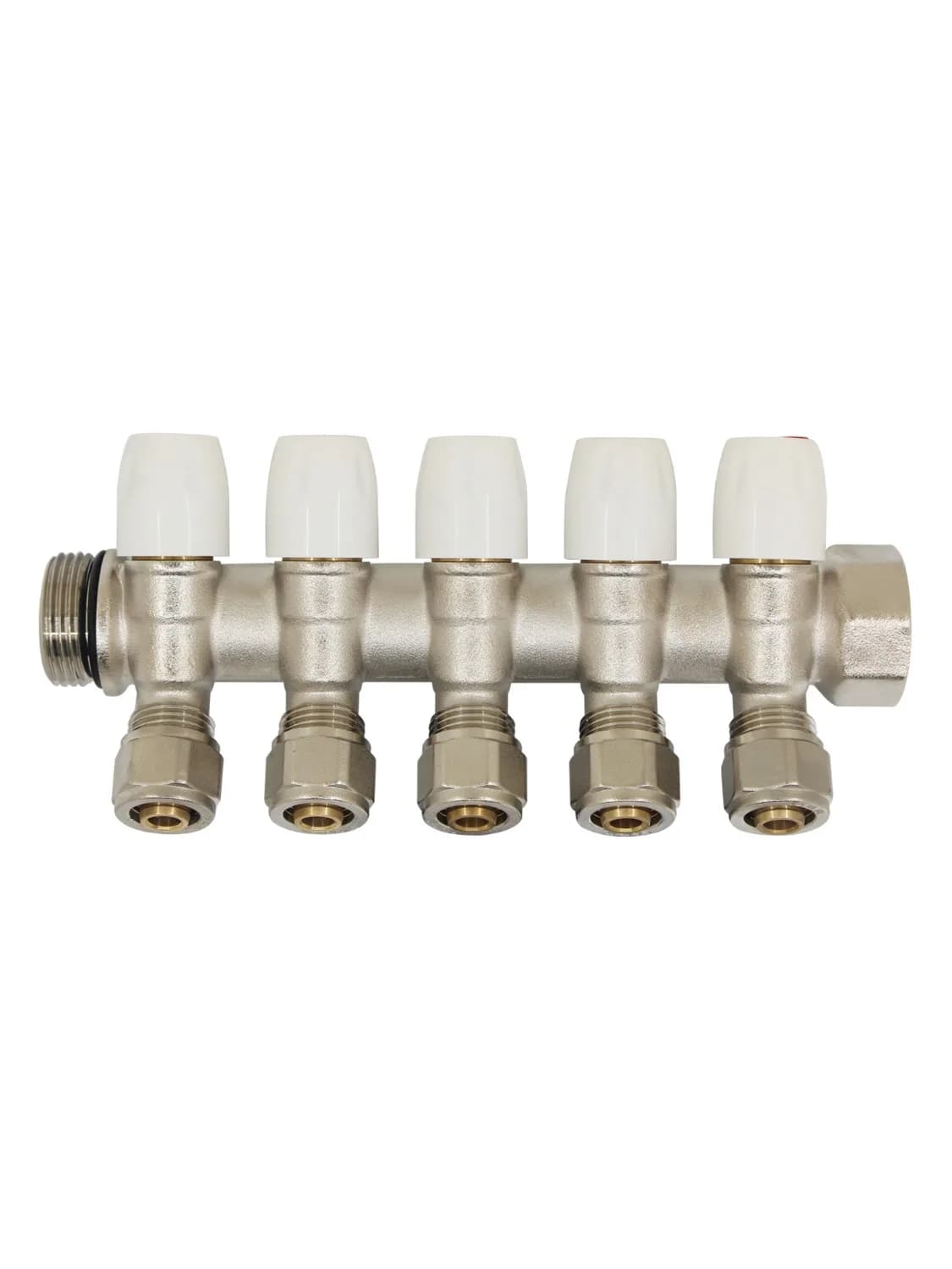 1" brass water way manifold water manifolds for floor heating