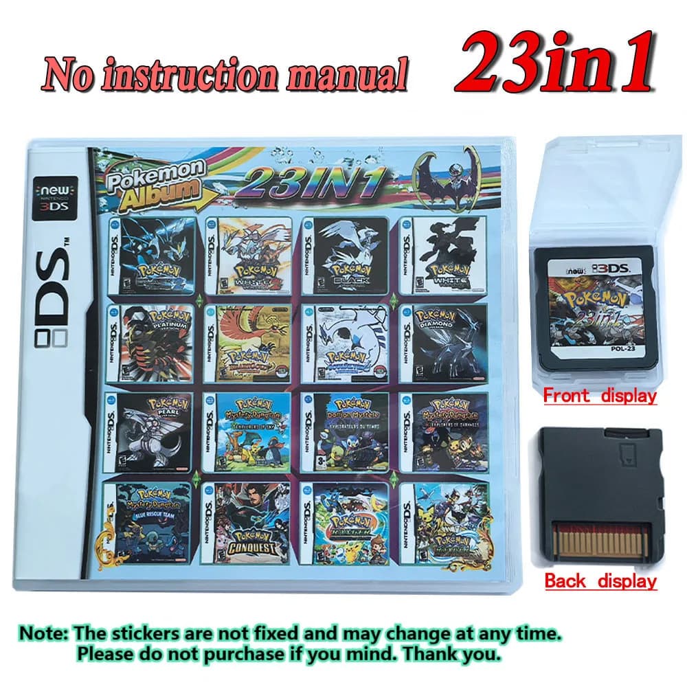 208 4300 in 1 MULTI CART Super Combo Video Games Cartridge Card Cart For DS NDS 3DS XL 3DSXL 2DS NDSL NDSI ﻿