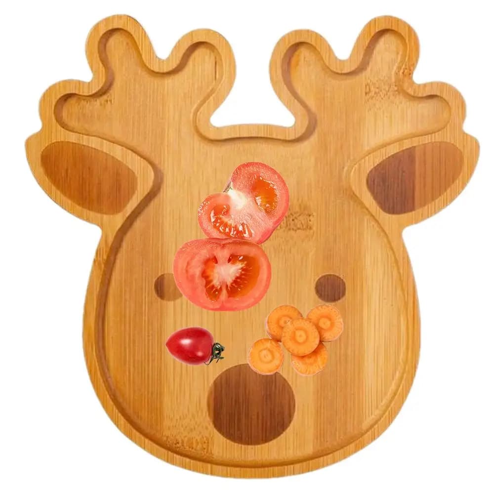 Wooden Christmas Serving Tray Wood Serving Platters Wood Serving Platters Snack Fruit Meat Cheese Board Christmas Wooden Tray