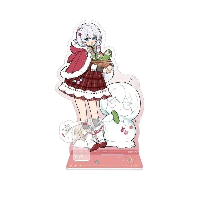 [Genuine]Honkai Impact 3rd Derivative Products Cosplay Winter Theme Series Character Kiana Seele Fuhua Acrylic Standing Plaque