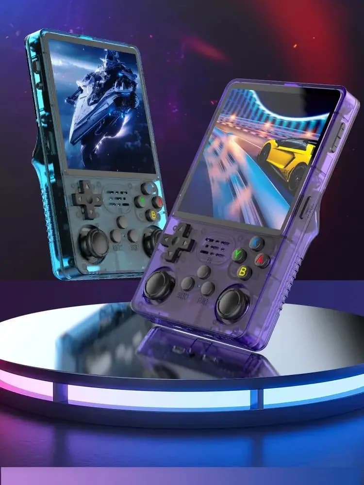2025 NEW 4"IPS Big Screen R36S Plus Retro Handheld Game Console Linux 64-bit System RK3326 Portable Pocket ARKOS 2.0 R36SPLUS