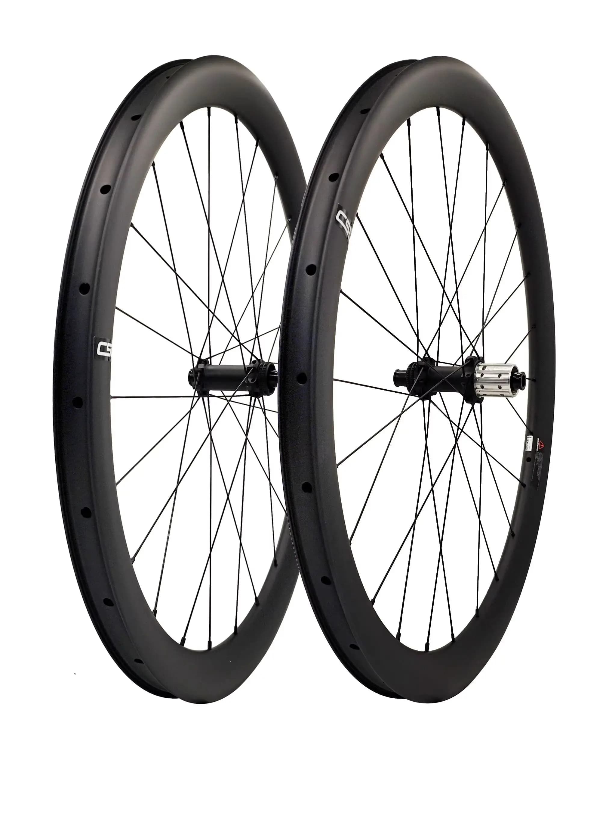 CSC 700C disc brake Cyclocross Bicycle carbon Wheelset Center Lock 36T Ratchet Gravel bike Carbon Wheels 50mm deep 32mm width