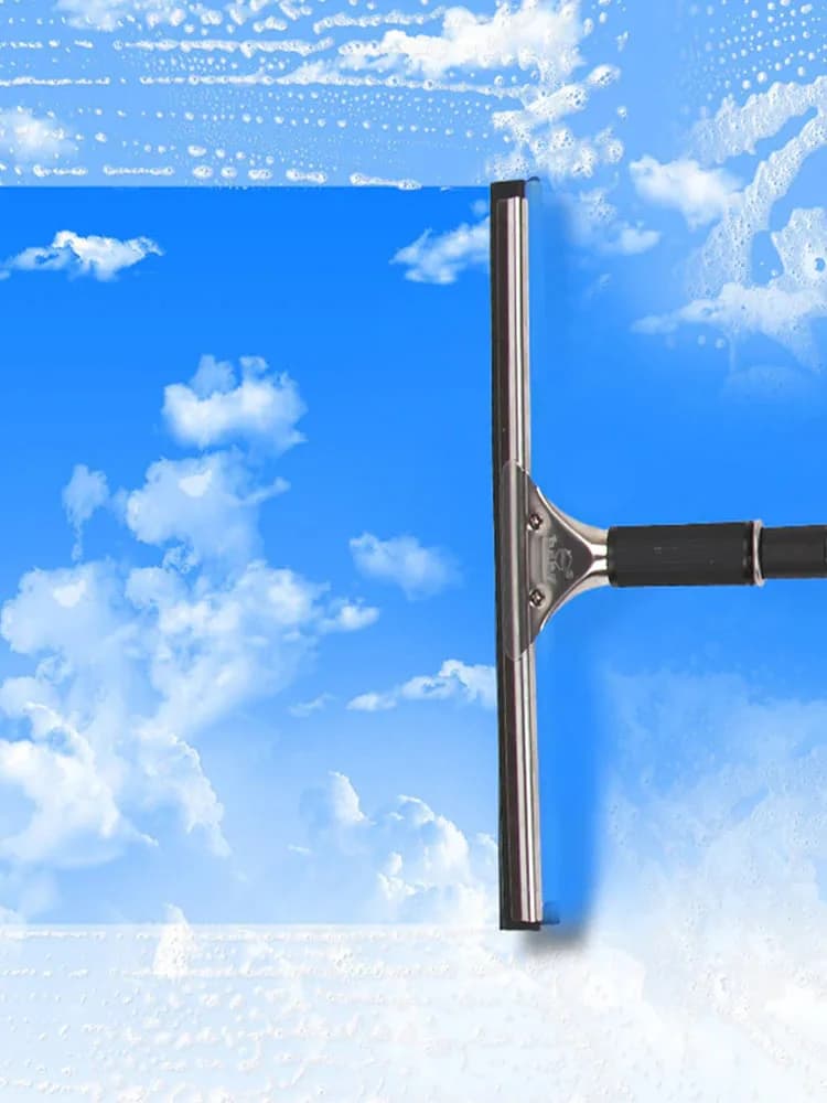 Glass Cleaning Squeegee Window Wiper 25 35 45cm Window Cleaning Tool Rubber Blade for Bathroom Shower Home Car Glass Cleaning