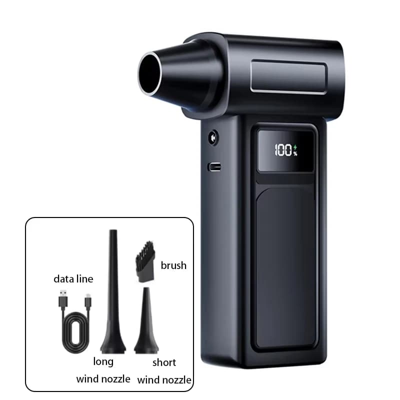 1000000RPM Turbo Jet Blower Electric Powerful Air Blower Portable Dust Cleaner USB Charging 65m/s Brushless Jet Blower