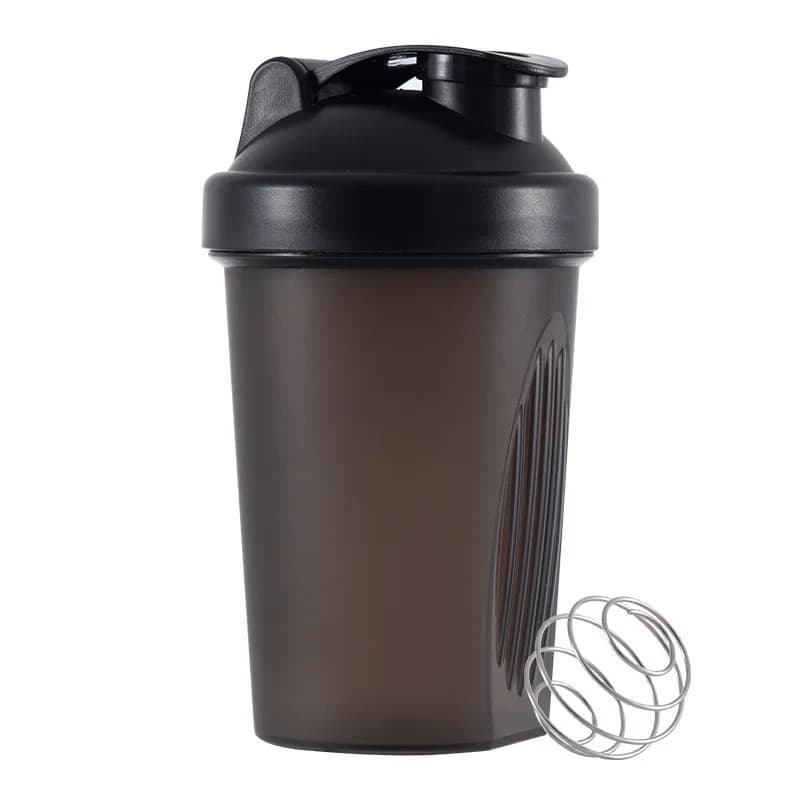 400ML Shaker Bottles Colorful  Whey Protein Powder Mixing Bottle Fitness Gym Shaker Outdoor Portable Plastic Drink Cup