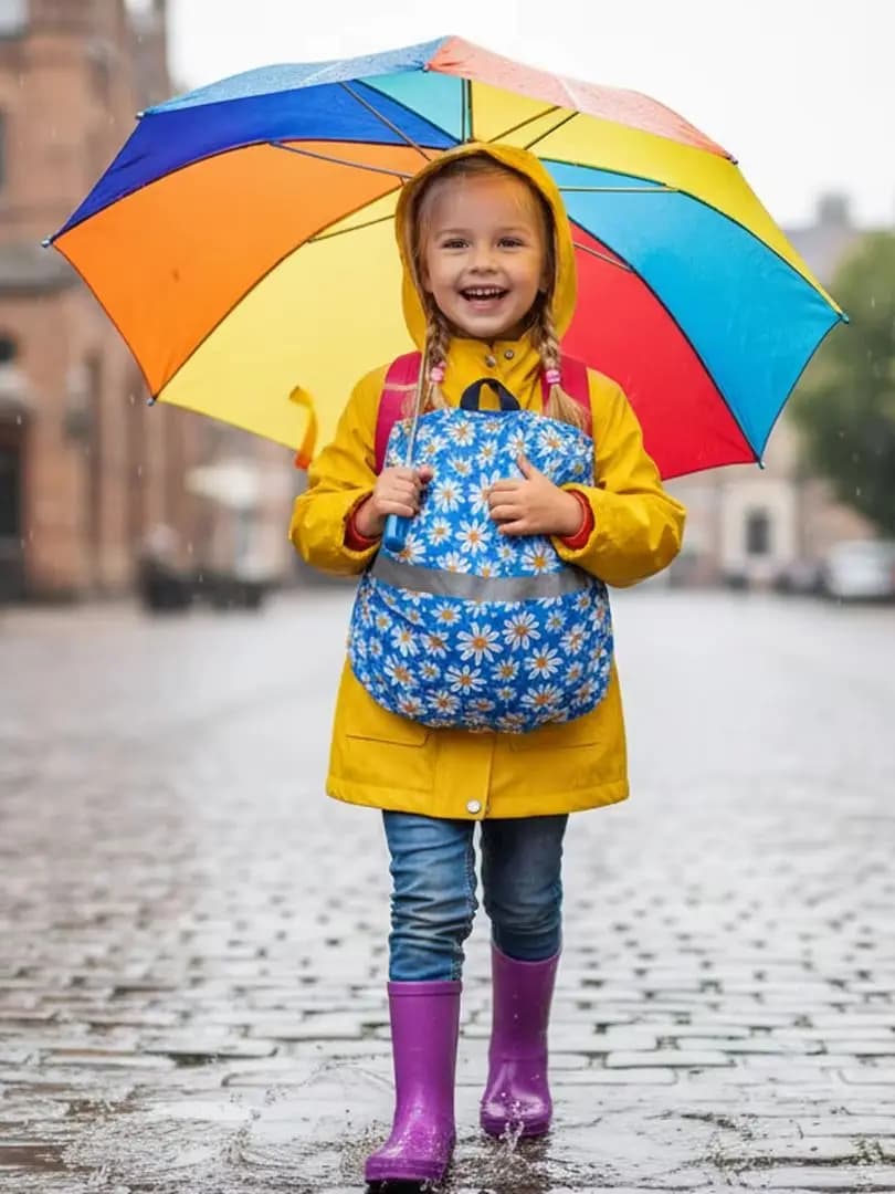 Cute Backpack Waterproof Cover School Bag Rain Protector Backpack Reflective Raincover Female Kid Backpacks Waterproof Case