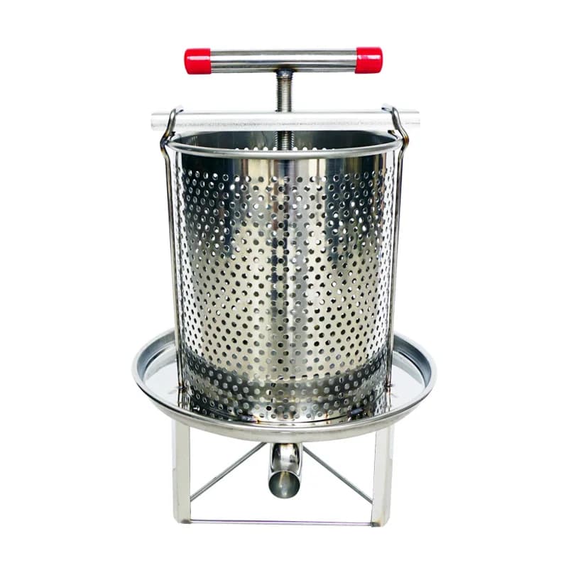 Manual Honey Press Machine Bee Honey Presser Extractor Beeswax Honey Pressing Beekeeping Tools  Fruit Squeezer Wine Crusher