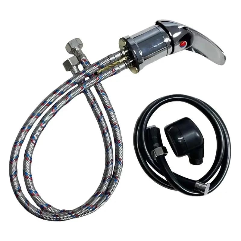 Shampoo Bowl Faucet Set with Hose and Sprinkler Salon Water Faucet Set for SPA Backwash Unit Rinse Basin Home Dog Grooming Shop