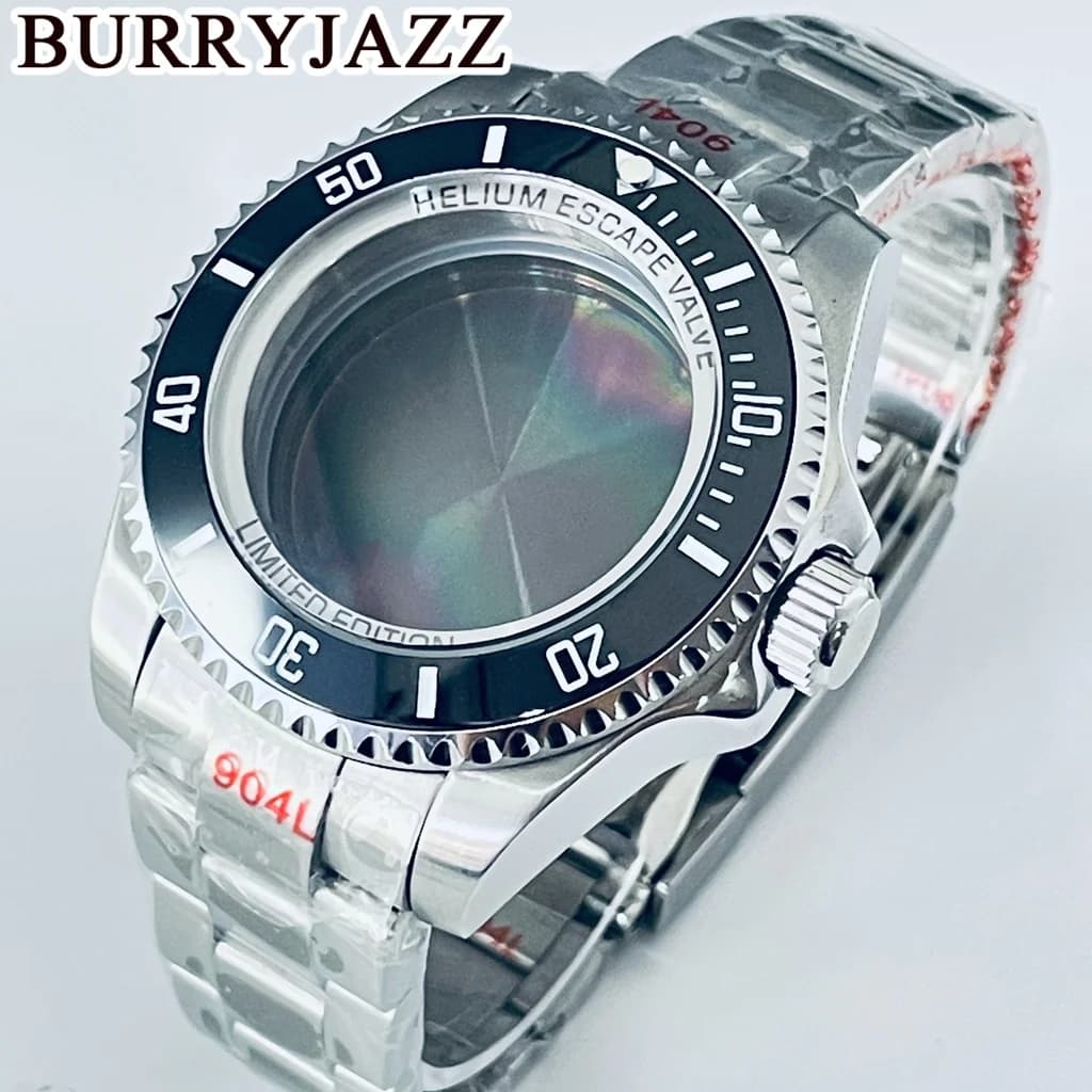 44MM Waterproof SEA Big Deep Homage Watch Case Parts with Sapphire Crystal Compatible for NH34 NH35 NH36 NH38 NH70 NH72