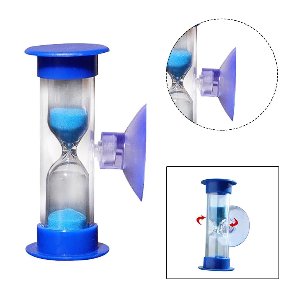 3 Min Blue Hourglass Sandglass Sand Clock Timers Sand Timer Shower Timer Tooth Brushing Timer Children Time Toys Gift