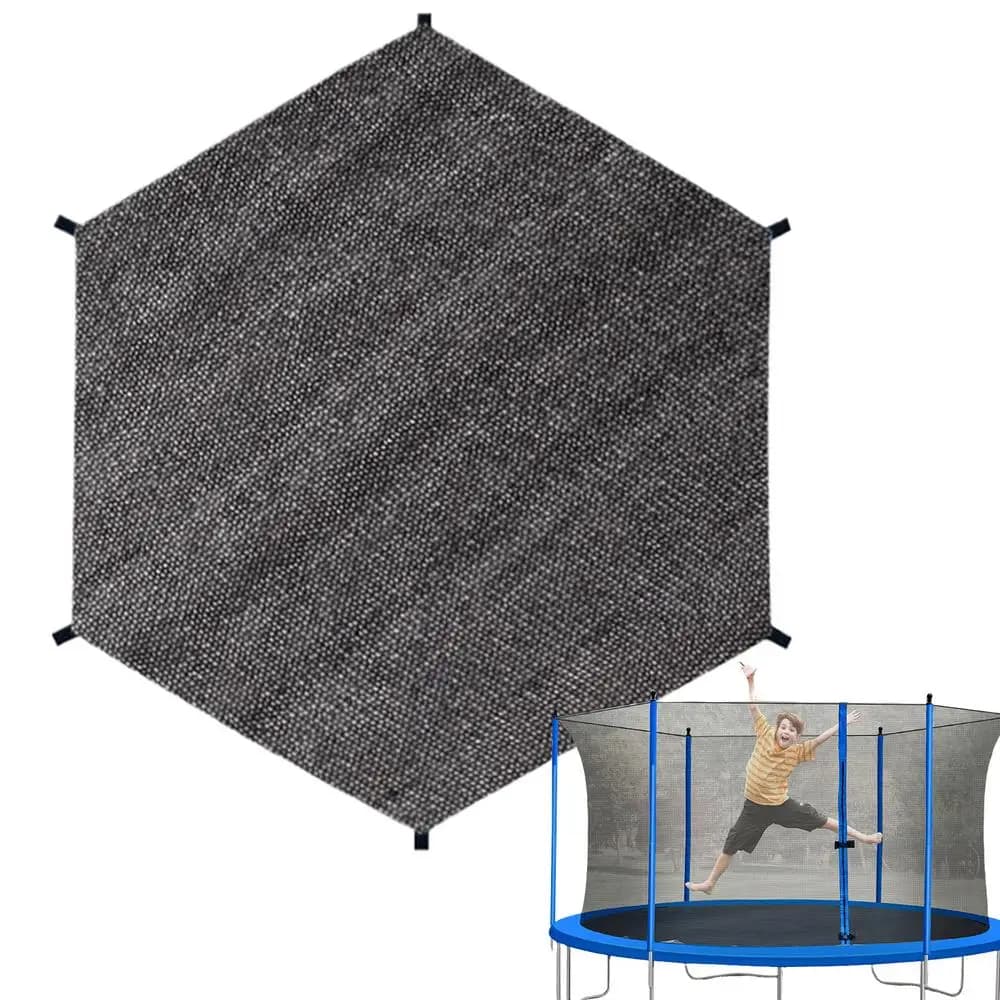 6-14FT Trampoline Sunshade Tent Cover Trampoline Shade Cover Trampoline Protection Cover Compatible with 6-bar and 8-bar models