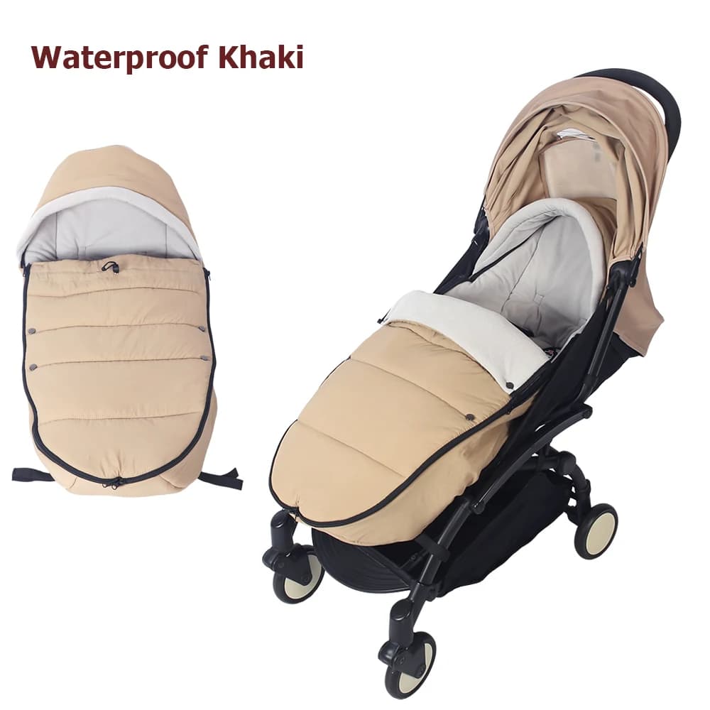 Stroller Footmuff Universal Fit for 95% Strollers Winter Warm Socks  Waterproof Cotton Sleeping Sack Baby Stroller Accessories
