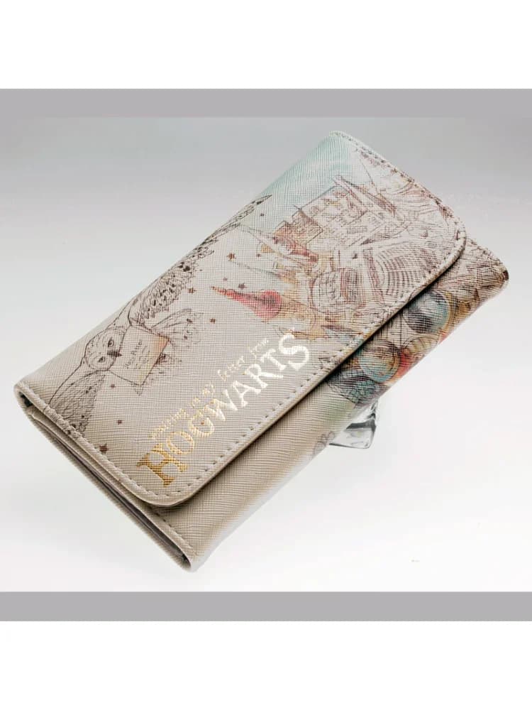 Wizard Wallet Fantasy Figurines Purses Fashion Coin Purse Card Holder Wallets Female Cosplay Clutch Money Bag PU Leather Purses