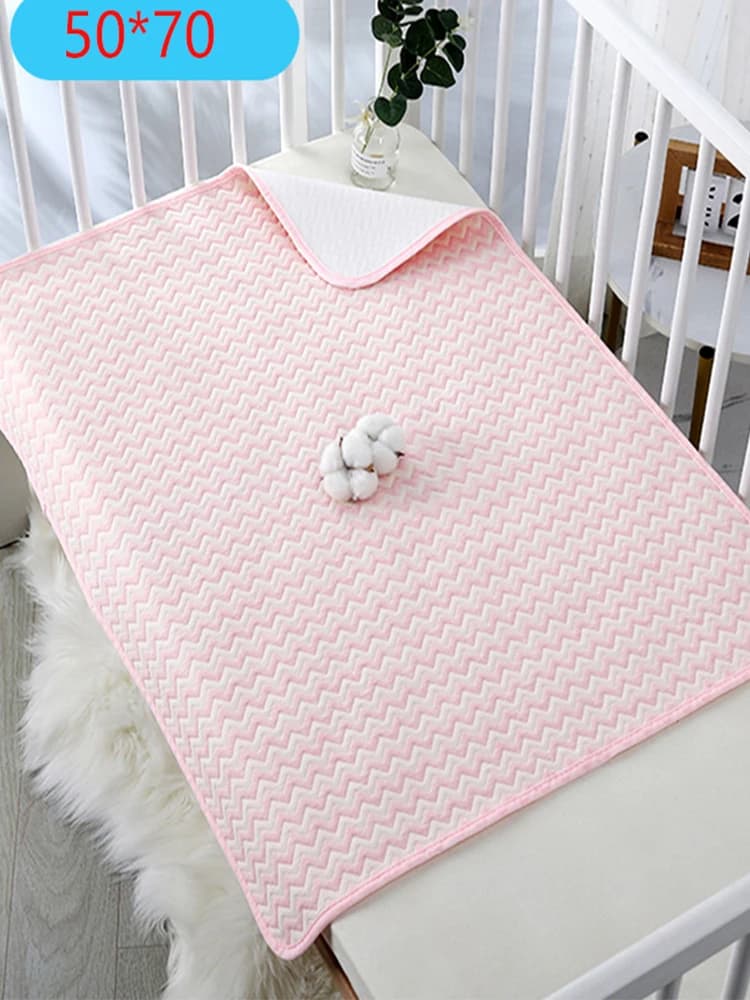 Baby Baby Changing Mat Mattress Infant Cotton Reusable Diaper Changing Pad Waterproof Crib Sheet Washable Newborn Bed Urine Pad