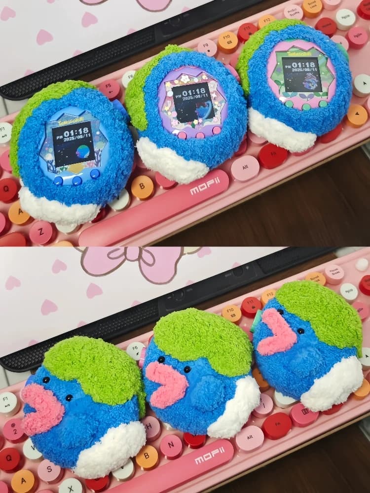 Bandai Tamagotchi Paradise Protective Case Handmade Crocheted Case Knitted Fabric Anti-Scratch Shockproof Cartoon Protective Cas