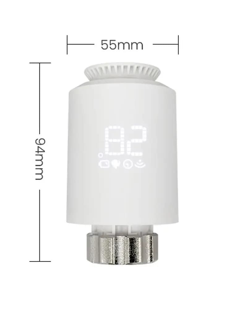 Tuya Smart Home Zigbee 3.0 Thermostatic Radiator Valve Zigbee Thermostat Smart Thermostatic Valve Head Hub Alexa Google Home