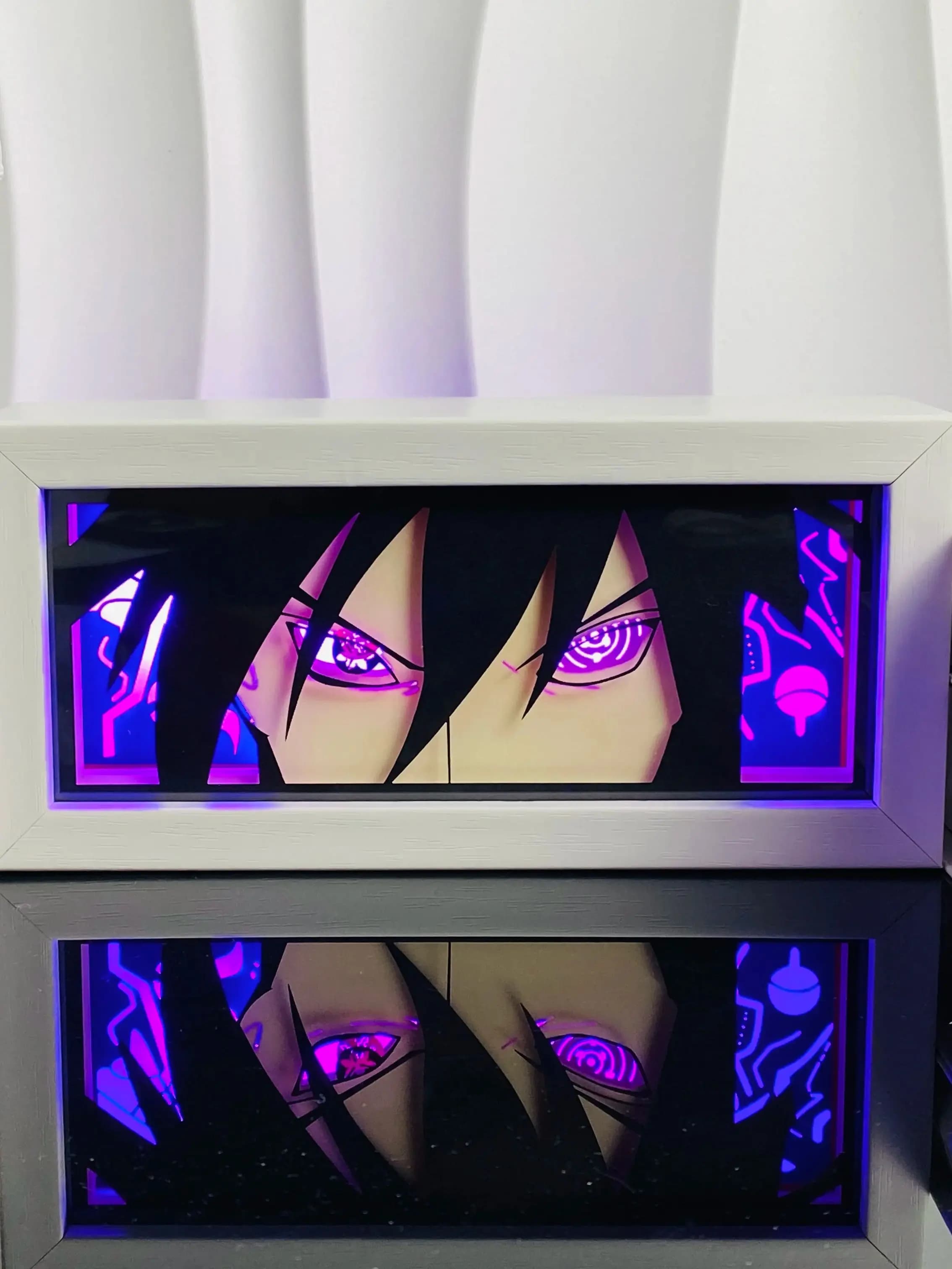 3D Anime Light Box Led Paper Carving  Bedroom Decor Night Lamp Cartoon Manga Shadow Glowing Lightbox Table Lamp for Friend Gifts